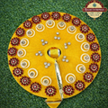 YELLOW COLOUR LADDU GOPAL JI DRESS  WITH MUKUT