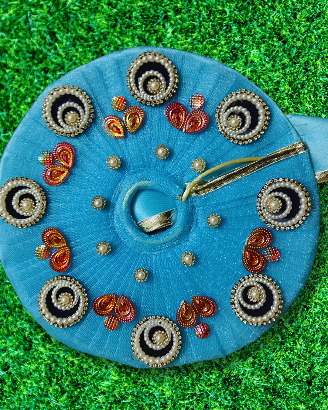 4 No. Laddu Gopal Ji Blue Dress With Mukut